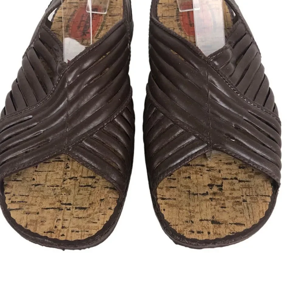 Sandak sandals brown Mexico size 9 10-34